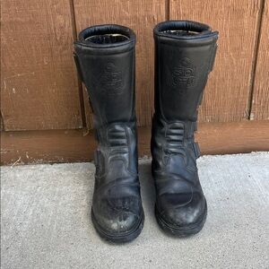 SIDI On Road Sympatex Leather Motorcycle Boots. Size 43. Made in Italy.